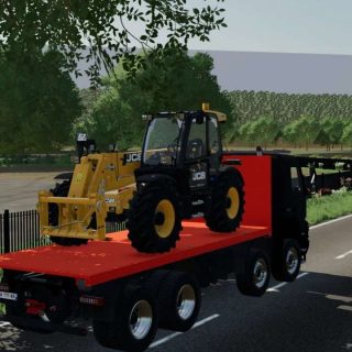 Remorc Cu Platform Ampliroll V Farming Simulator Mod