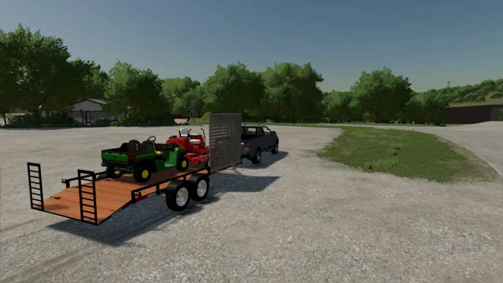 Trailer LawnCare V1 0 0 0 Farming Simulator 22 Mod FS22 Mod