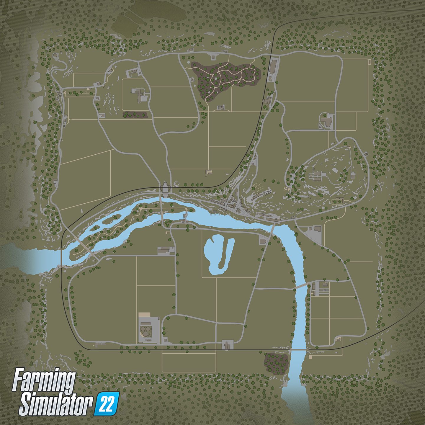 Harta franceză Haut-Beyleron în Farming Simulator 22 