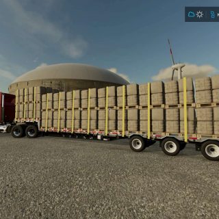 Lode King Renown Drop Deck AutoLoad V1.0 FS25 Mod | FS22 Mod