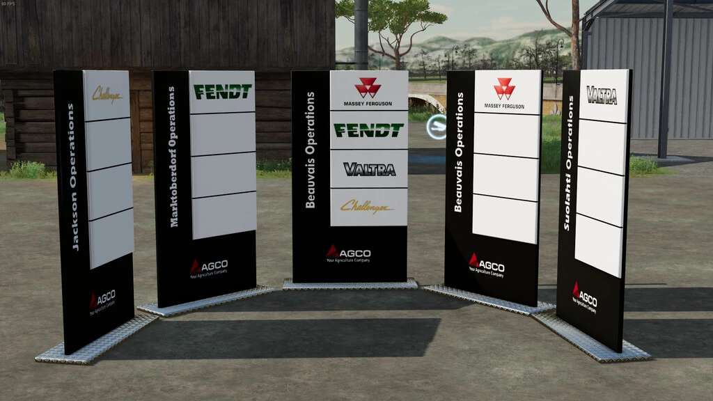 Agco Dealer Sign Pack V10 Farming Simulator 22 Mod Fs22 Mod 3284