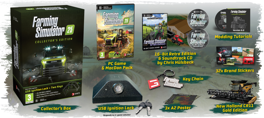 Blocare aprindere Farming Simulator 25 pentru colecționari 